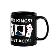MAGA Trump Black Glossy Ceramic Political Coffee Mug