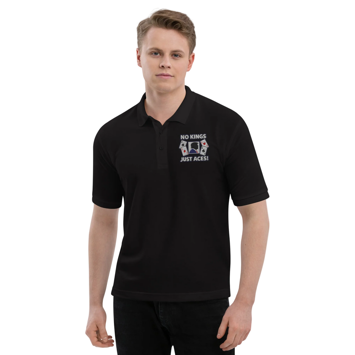 Men's Premium Polo Shirt – Classic Relaxed Fit Graphic Polo