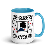 Premium White Ceramic Coffee Mug with Color Inside