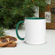 Premium White Ceramic Coffee Mug with Color Inside