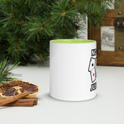 Premium White Ceramic Coffee Mug with Color Inside