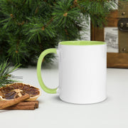 Premium White Ceramic Coffee Mug with Color Inside