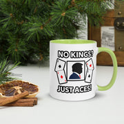 Premium White Ceramic Coffee Mug with Color Inside