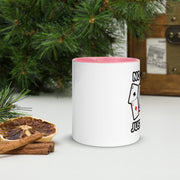 Premium White Ceramic Coffee Mug with Color Inside