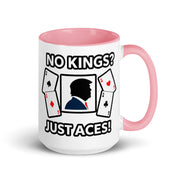 Premium White Ceramic Coffee Mug with Color Inside