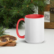 Premium White Ceramic Coffee Mug with Color Inside