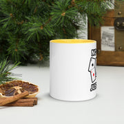 Premium White Ceramic Coffee Mug with Color Inside