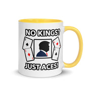 Premium White Ceramic Coffee Mug with Color Inside