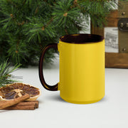 Premium White Ceramic Coffee Mug with Color Inside