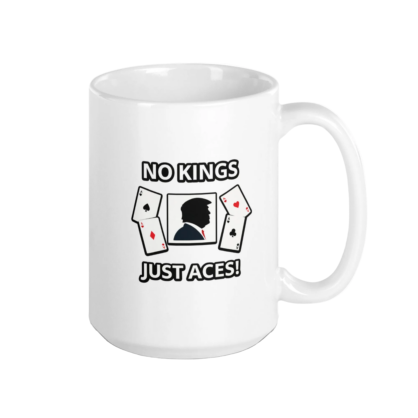 White glossy mug
