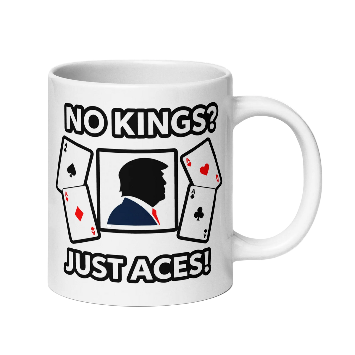 MAGA White Ceramic Political Coffee Cup
