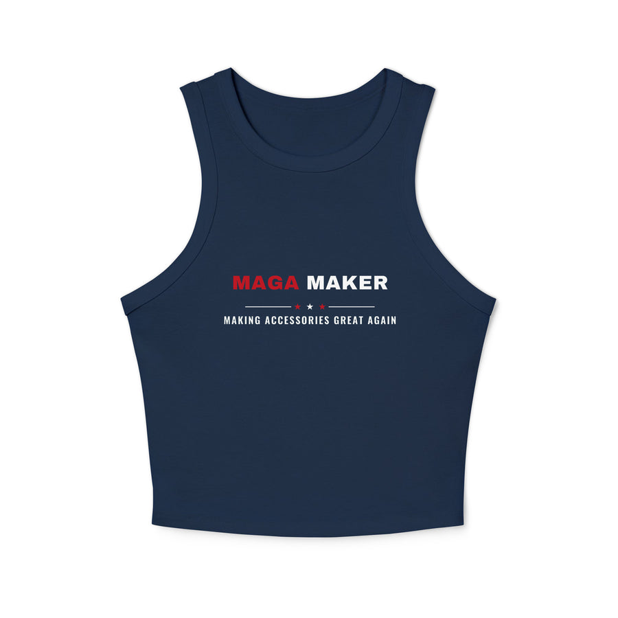 MAGA MAKER Tank Top, "Making Accessories Great Again" Racer Tank